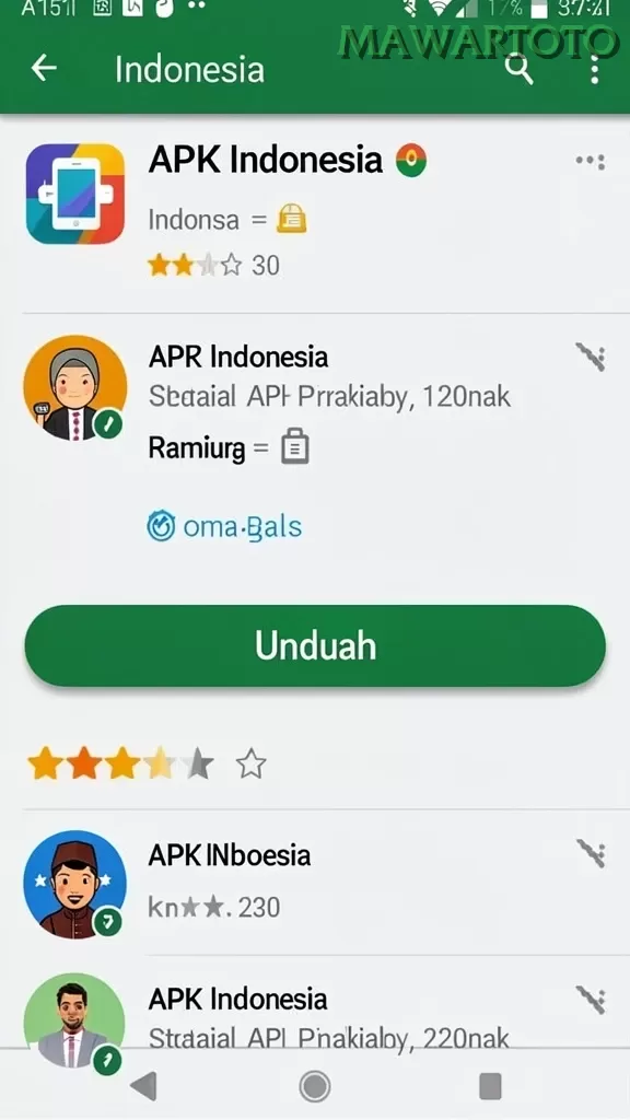 Cuplikan layar PERMATA123 — menu navigasi