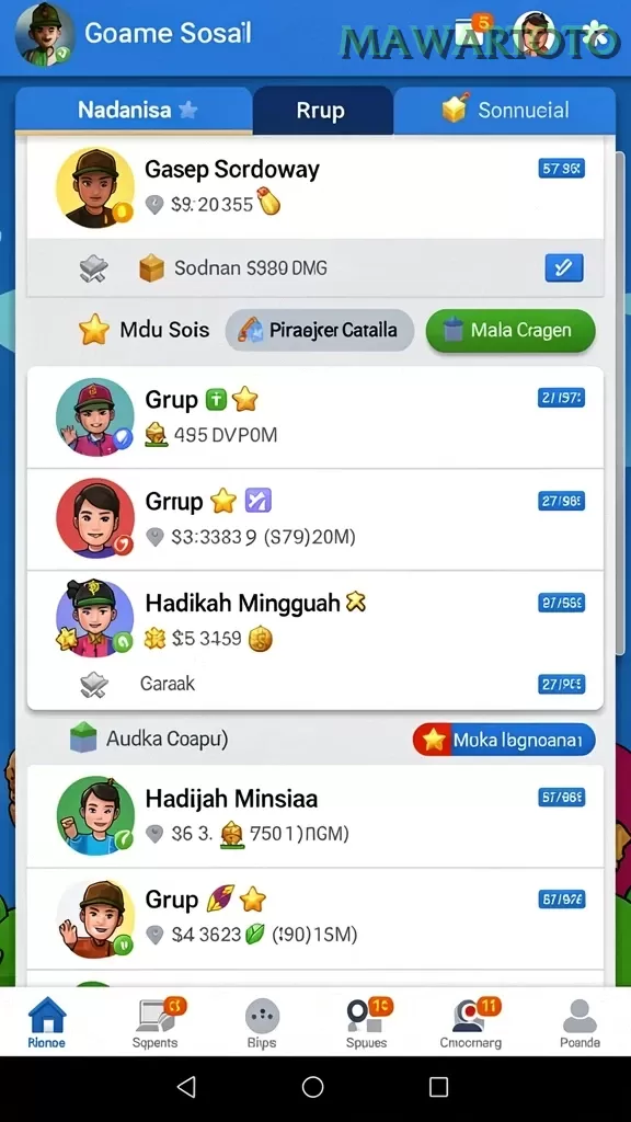 Cuplikan layar LAGU777 — pengaturan akun