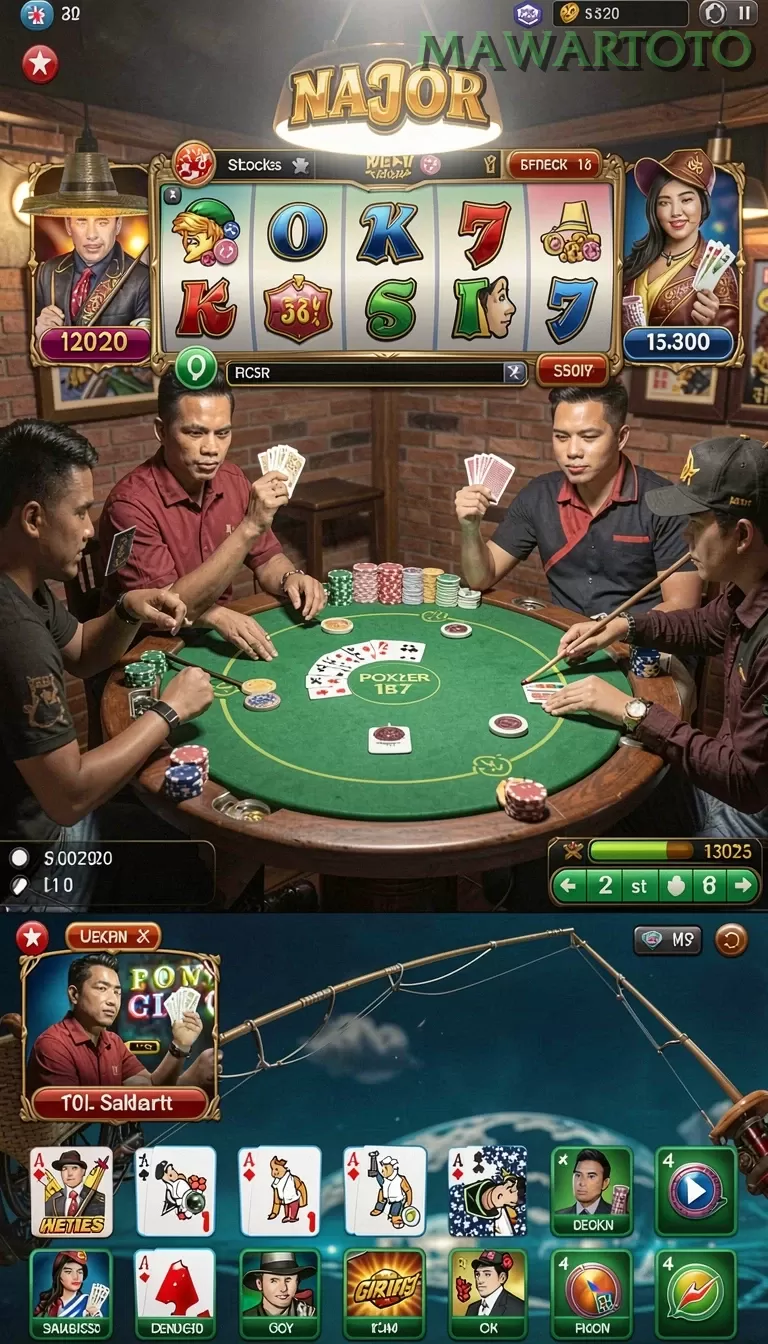 Cuplikan layar JAJO177 — menu navigasi